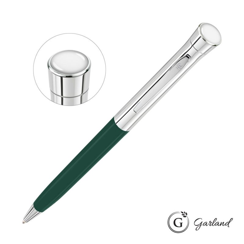 Custom Garland® Founders Custom Ballpoint Pen - Chrome - 9