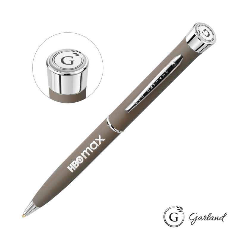 Garland®-Freedom-Ballpoint-Pen-Chrome-Accent-GAR114-BCG Custom Garland® Freedom Ballpoint Pen - Chrome Accent