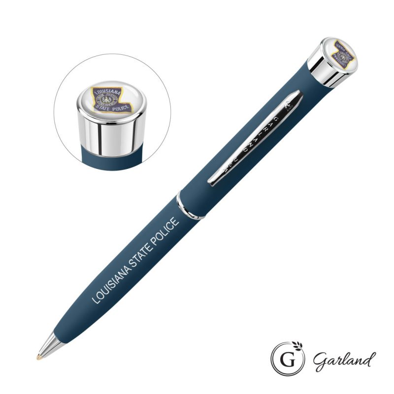 Custom Garland® Freedom Custom Ballpoint Pen - Chrome Accent - 3