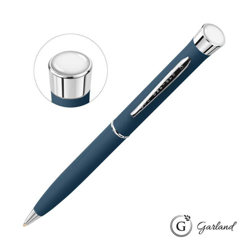 Custom Garland® Freedom Custom Ballpoint Pen - Chrome Accent - 7