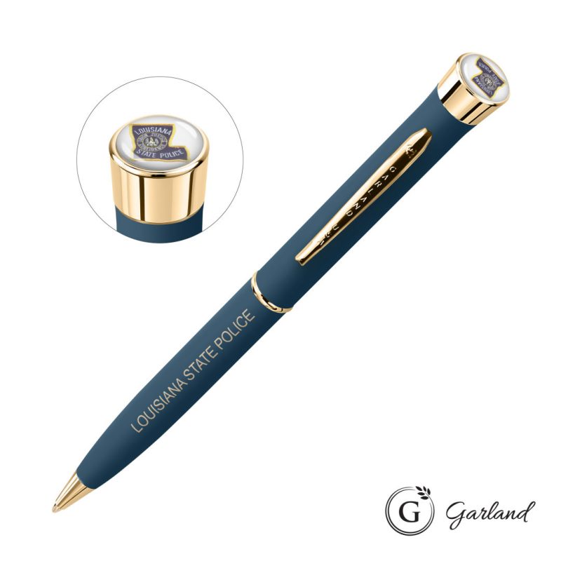 Custom Garland® Freedom Custom Ballpoint Pen - Gold Accent - 2