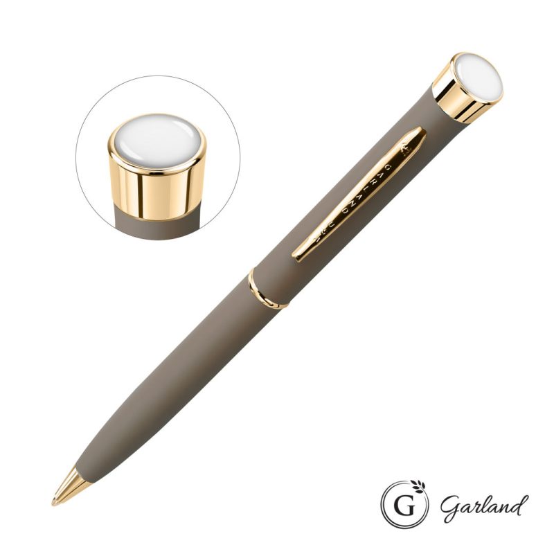 Custom Garland® Freedom Custom Ballpoint Pen - Gold Accent - 4