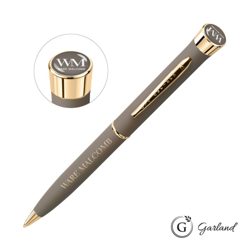 Custom Garland® Freedom Custom Ballpoint Pen - Gold Accent