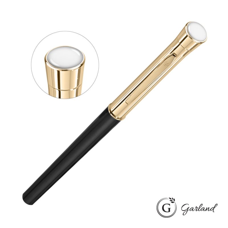 Custom Garland® Monogram Custom Empire Felt Tip Pen - Gold Accent - 6