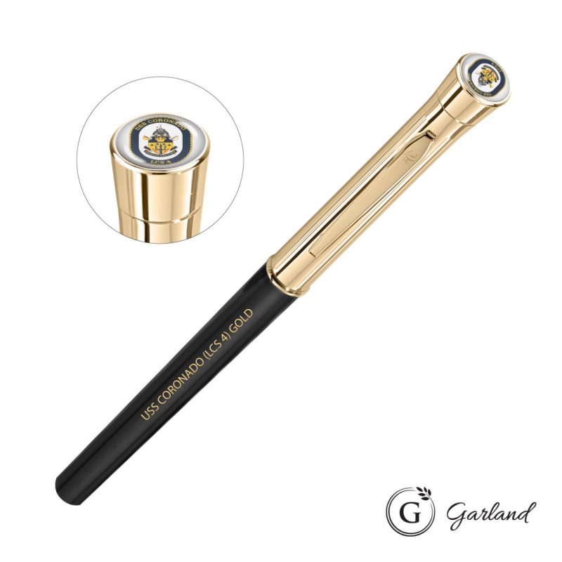 Garland®-Monogram-Custom-Rollerball-Pen-Gold-GAR101-RGC Custom Garland® Monogram Custom Rollerball Pen - Gold