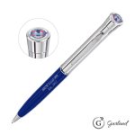 Custom Garland® Monogram Custom Twist Ballpoint Pen - Chrome - 2