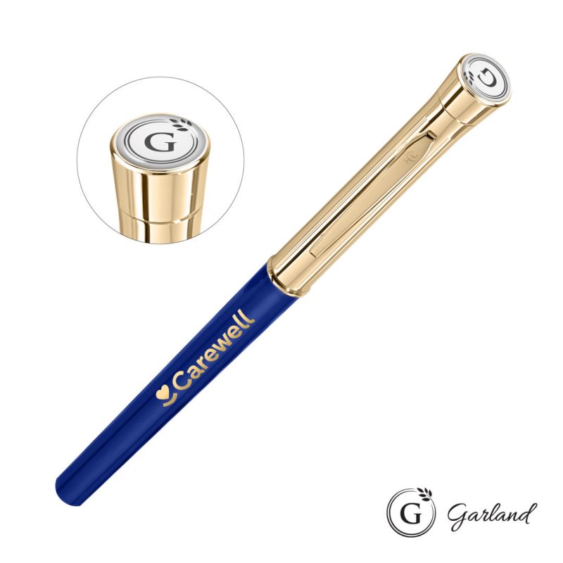 Custom Garland® Monogram Empire Felt Tip Pen - Gold Accent - 2
