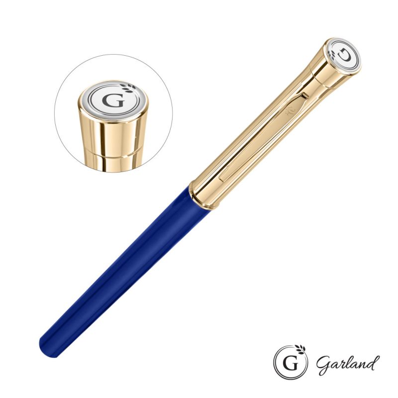 Custom Garland® Monogram Empire Felt Tip Pen - Gold Accent - 7