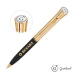 Custom Garland® Monogram Twist Ballpoint Pen - Gold