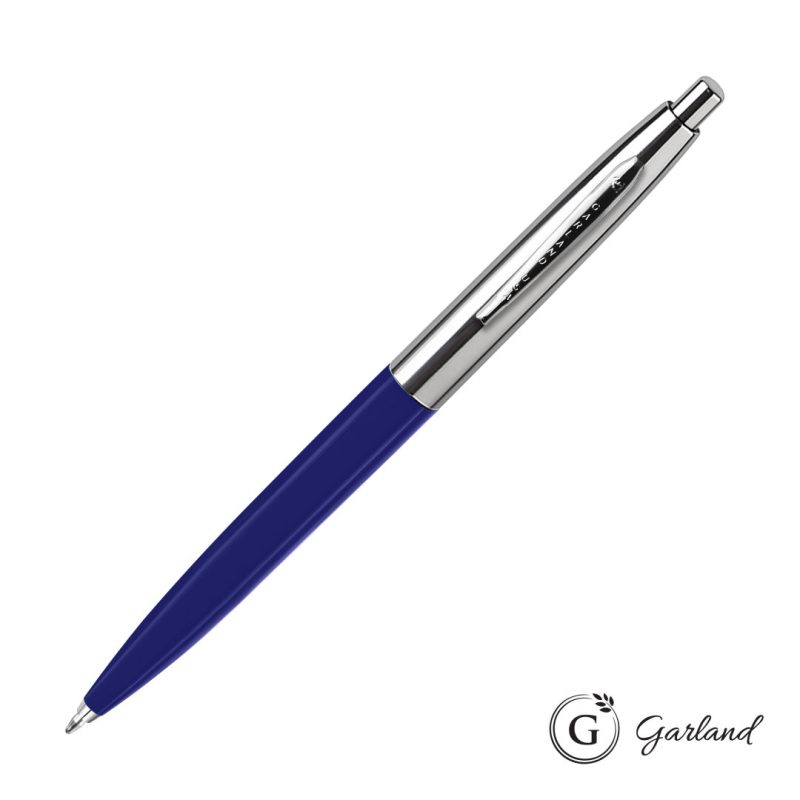 Custom Garland® Monument Ballpoint Clicker Pen - Chrome Accent - 5