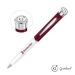 Custom Garland® Patriot Ballpoint Twist Pen - Chrome Accent - 3