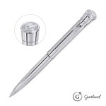 Custom Garland® Signature Emblem Twist Ballpoint Pen - Chrome - 4