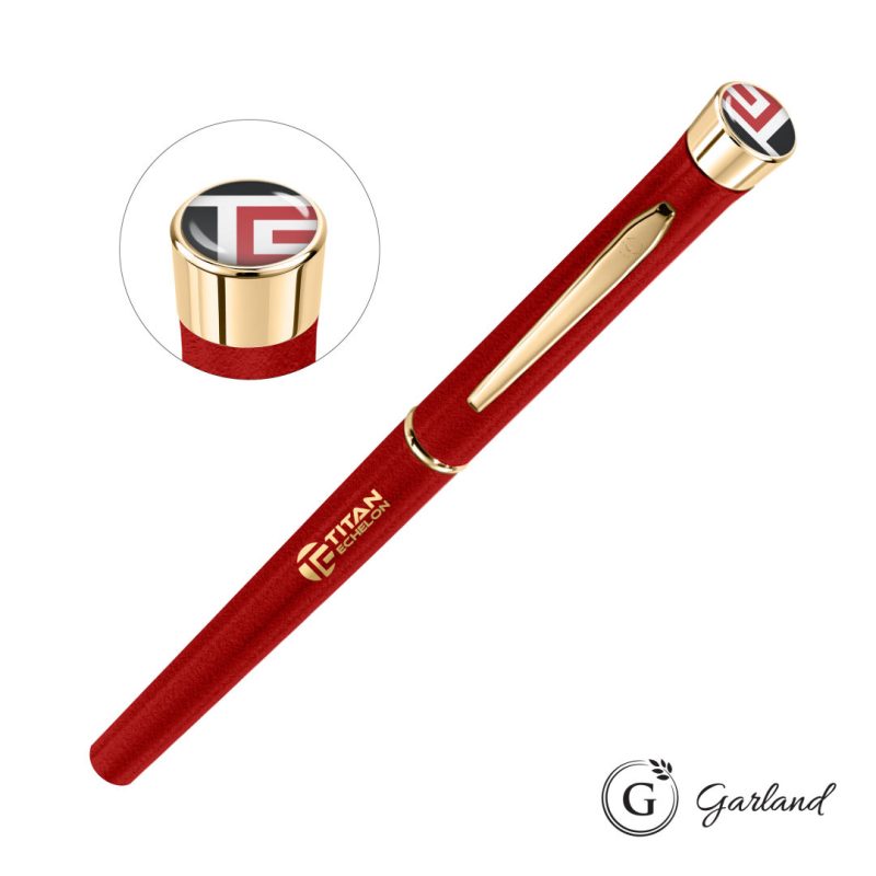 Custom Garland® Tactical Custom Textured Rollerball Pen - Gold - 3
