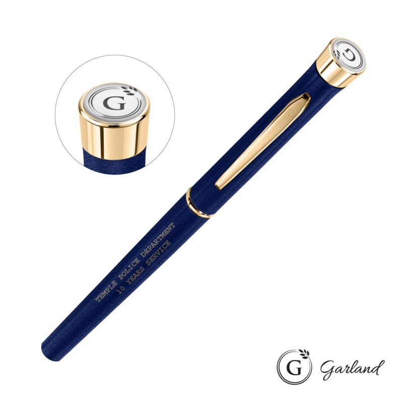 Custom Garland® Tactical Textured Rollerball Pen - Gold - 2