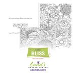 Custom Good Value™ Floral Bliss Adult Coloring Book