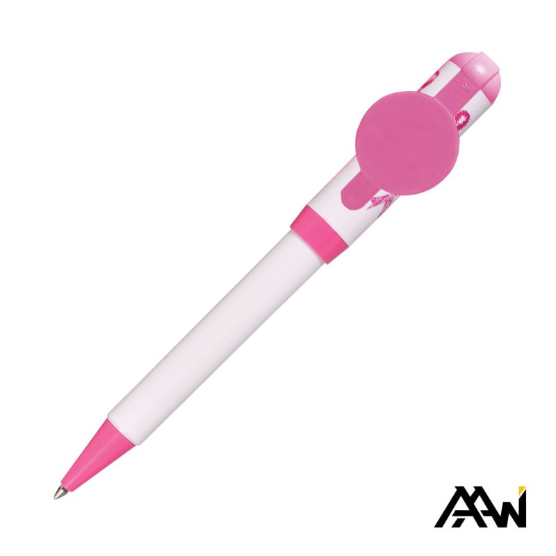 Custom Jumbo QR Billboard Twist Pen - Decorated Cap - 1