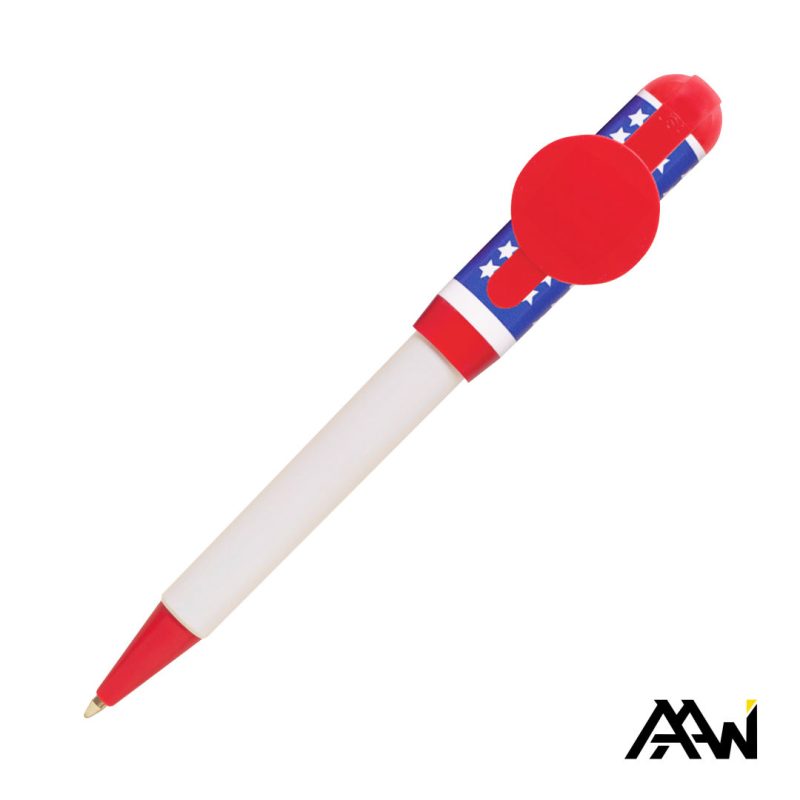 Custom Jumbo QR Billboard Twist Pen - Decorated Cap - 5
