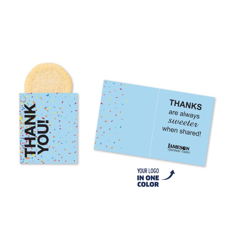 One-Color-Foil-Stamped-Stock-Gratitude-Mini-Sweeter-Card-with-Single-Sugar-Cookie-SC188THANK2 Custom One Color Foil-Stamped Stock Gratitude Mini Sweeter Card with Single Sugar Cookie
