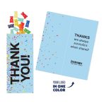 Custom One Color Foil-Stamped Stock Gratitude Sweeter Cards with Albanese® Gummi Bears