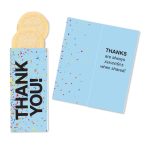 Custom One Color Foil-Stamped Stock Gratitude Sweeter Cards with Sugar Cookies - 1