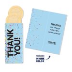 Custom One Color Foil-Stamped Stock Gratitude Sweeter Cards with Sugar Cookies