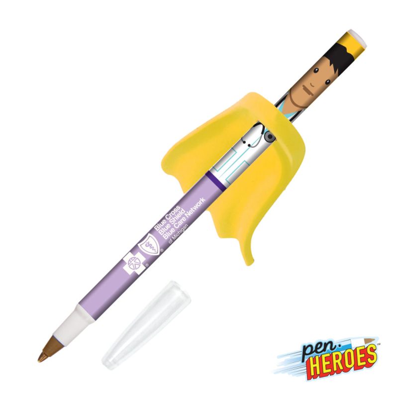 Custom Pen Heroes™ Healthcare Series Male w/Cape Pen - 3