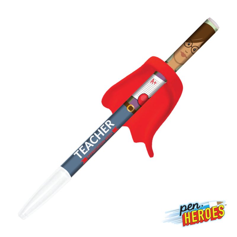 Custom Pen Heroes™ Hometown Series Female w/Cape Pen - 4