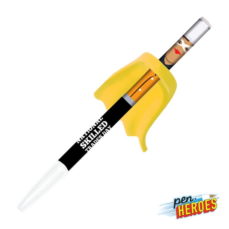 Custom Pen Heroes™ Hometown Series Female w/Cape Pen - 5