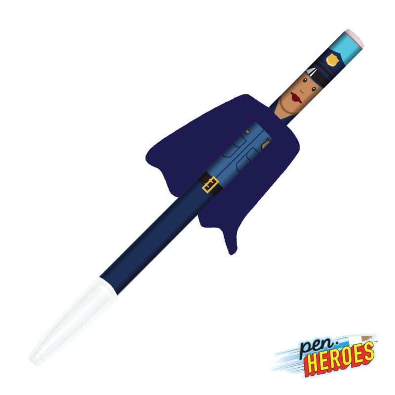 Custom Pen Heroes™ Hometown Series Female w/Cape Pen - 7