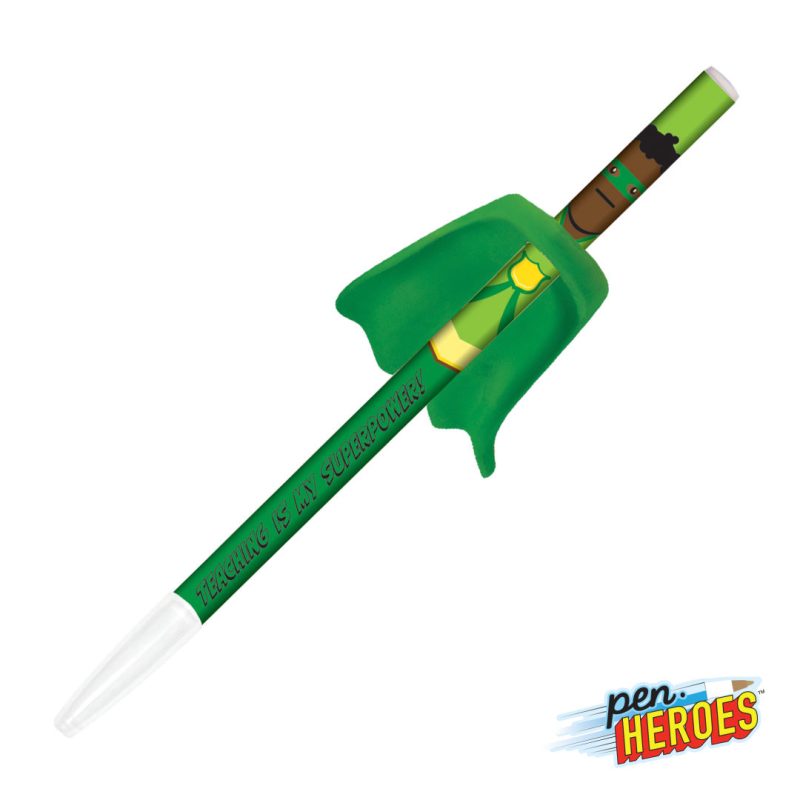Custom Pen Heroes™ Superhero Series Male w/Cape Pen - 2