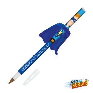 Custom Pen Heroes™ Superhero Series Male w/Cape Pen