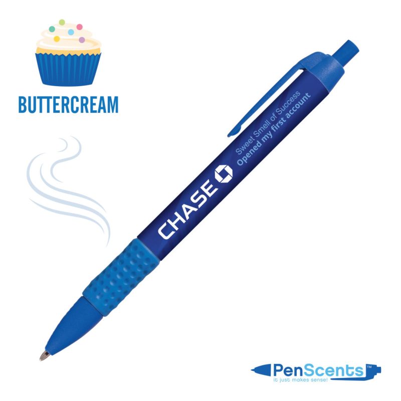 PenScents®-Scented-VividPrint™-Pen-wGrip-PSV101 Custom PenScents® Scented VividPrint™ Pen w/Grip