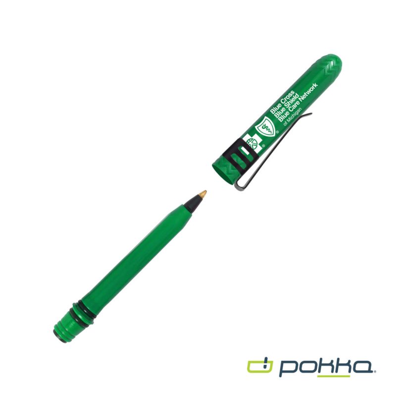 Custom Pokka® Pocket Pen w/Clip - 3