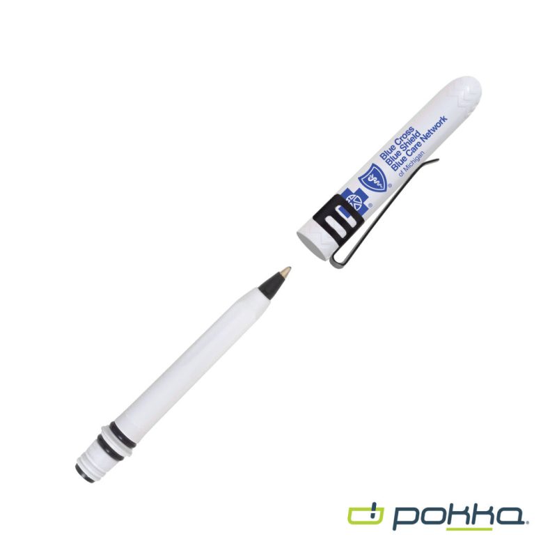Custom Pokka® Pocket Pen w/Clip - 6