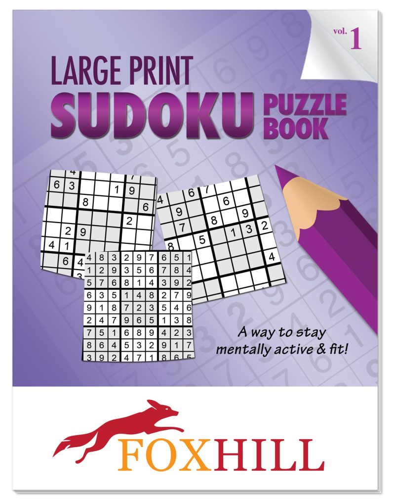 Custom Puzzle Book: LARGE PRINT Sudoku