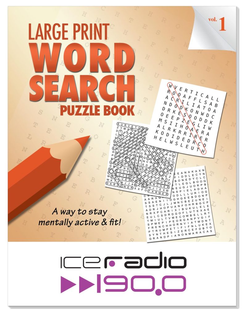 Puzzle-Book-LARGE-PRINT-Word-Search-40936 Custom Puzzle Book: LARGE PRINT Word Search