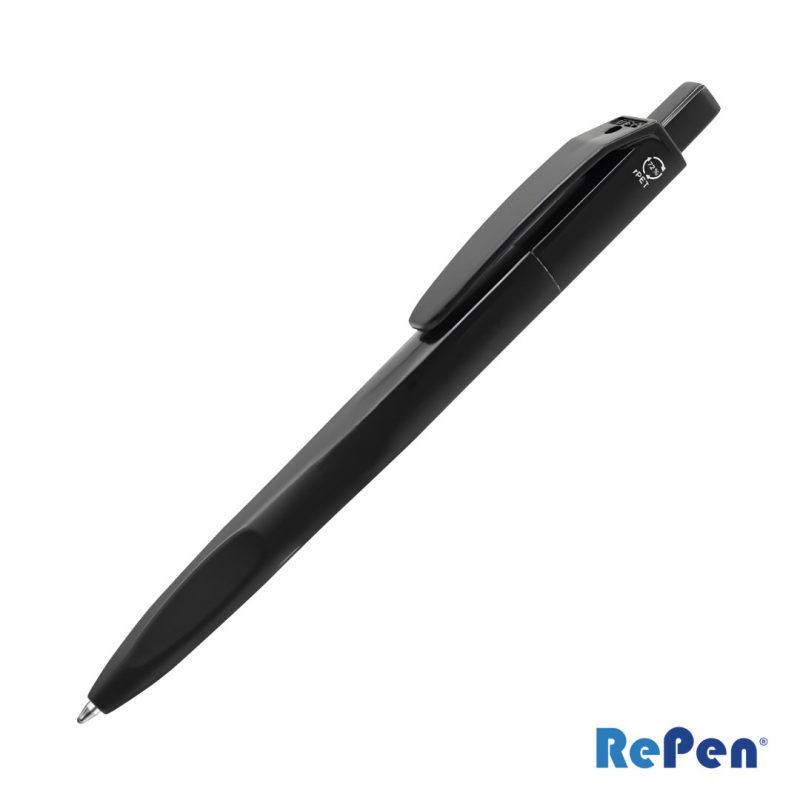 Custom RePen® Squared Opaque Clicker rPET Pen - 1