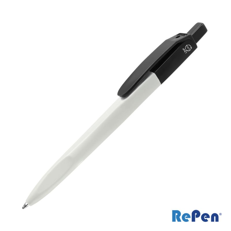 Custom RePen® Squared Opaque Clicker rPET Pen - 5