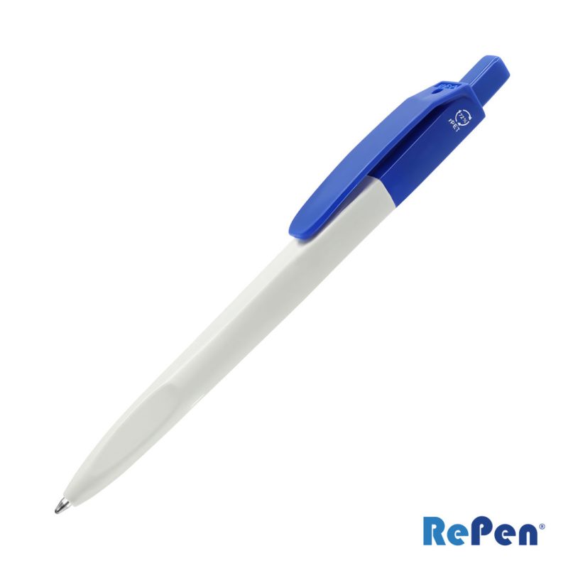 Custom RePen® Squared Opaque Clicker rPET Pen - 6