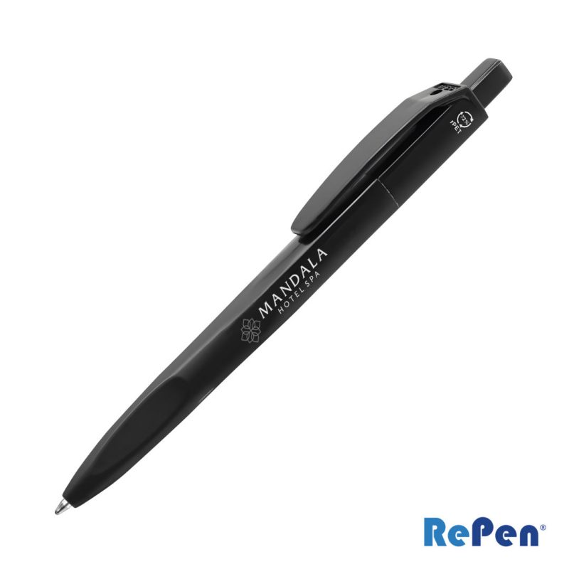 Custom RePen® Squared Opaque Clicker rPET Pen
