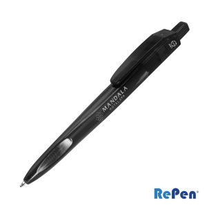 Custom RePen® Squared Translucent Clicker rPET Pen