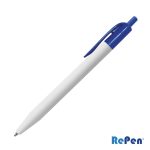 Custom RePen® White Clicker rPET Pen - 5