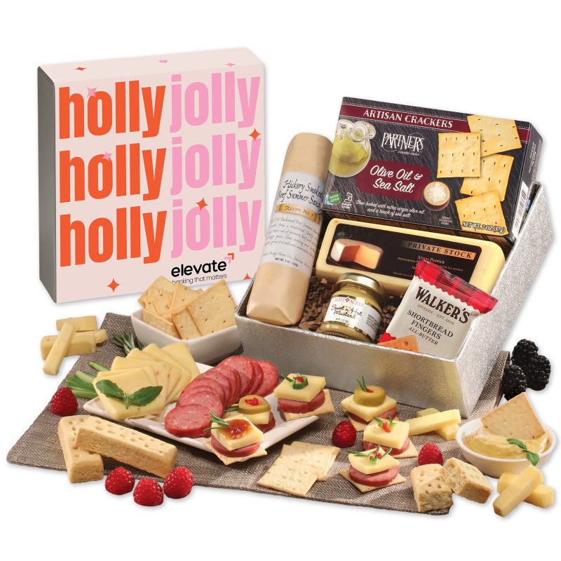 Custom Shelf Stable Snack Lover's Gift Box with Full Color Sleeve