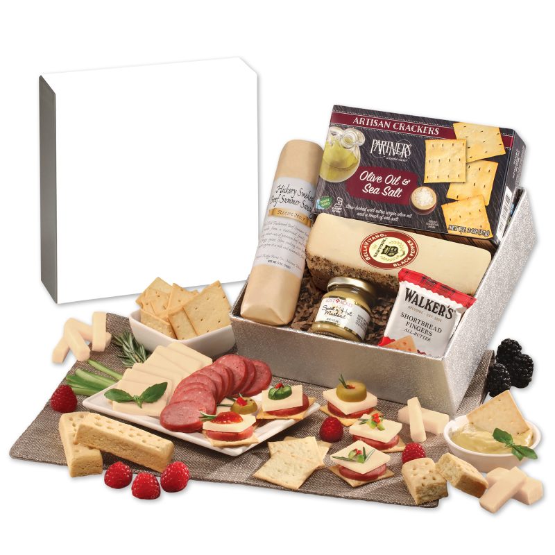 Custom Snack Lover's Gift Box with Full Color Sleeve - 1