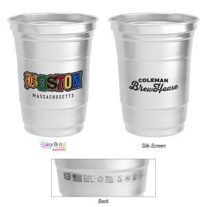 Custom Top Cup By Ball™ 16 Oz. Aluminum Cup