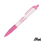 Custom Widebody Grip Pen Glossy White Barrel - Matte - 5