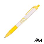 Custom Widebody Grip Pen Glossy White Barrel - Matte - 8