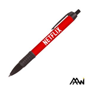 Custom Widebody Grip Pen VividPrint™ Barrel - Matte Colored Accent