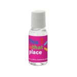 Custom 1 oz. Clear Sanitizer in Round Bottle - 5