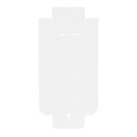 Custom 10" x 10" x 4" Flat Custom White Corrugate Gift Box - 2